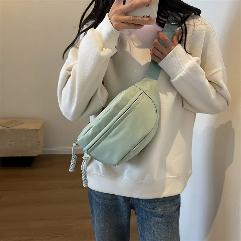 GOX Canvas Sling Bag Regular Unisex Ecru/Black/Yellow/Light Green/Pink-30
