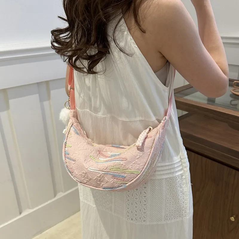 GOX Pu Shoulder Bag Women's White/Black/Yellow/Pink-36