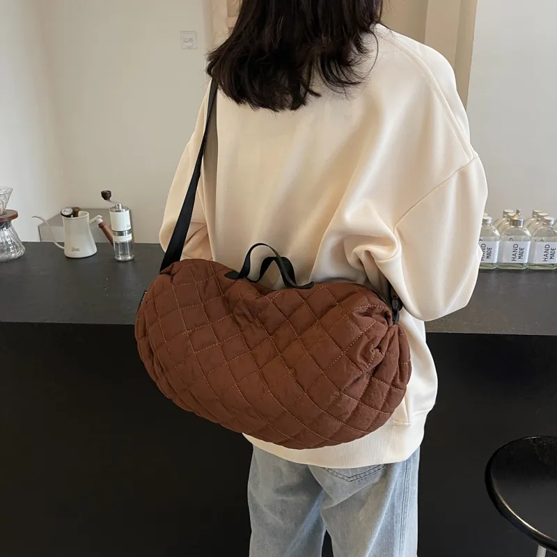 GOX Nylon Handbag Regular Unisex Ecru/Black/Khaki/Coffee/Green-24
