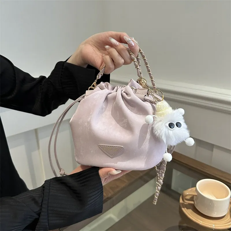 GOX PU Shoulder Bag Regular Women's White/Black/Purple/Coffee/Pink-39
