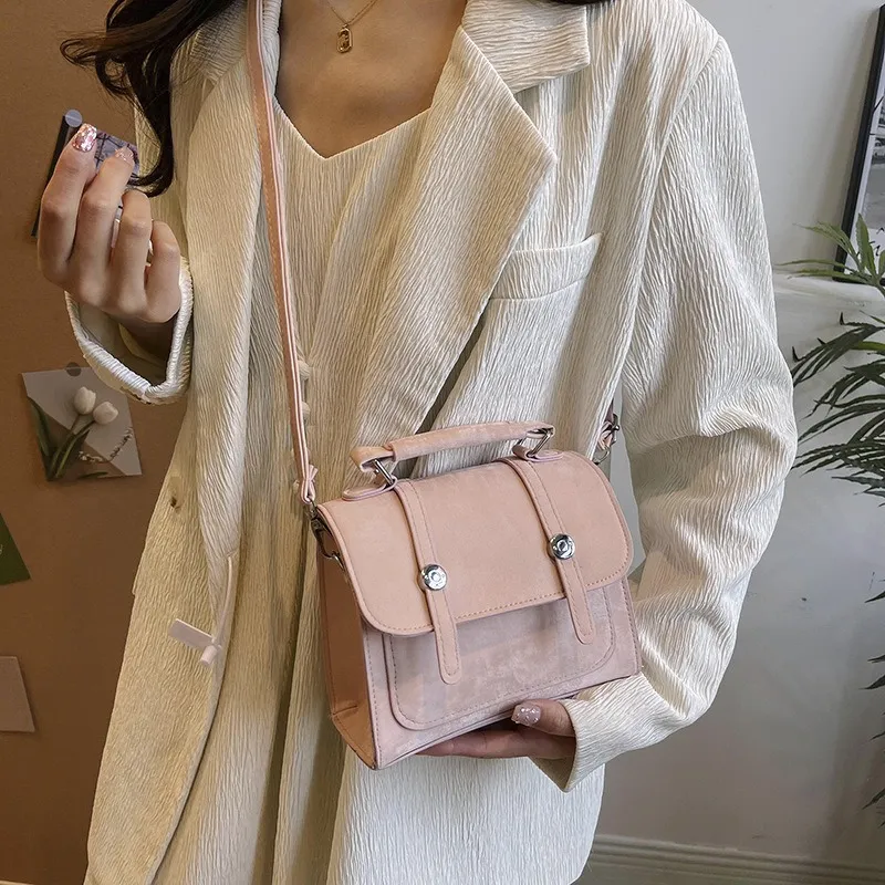 GOX PU Shoulder Bag, Crossbody Bag, Handbag Regular Women's White/Black/Silver/Pink-18