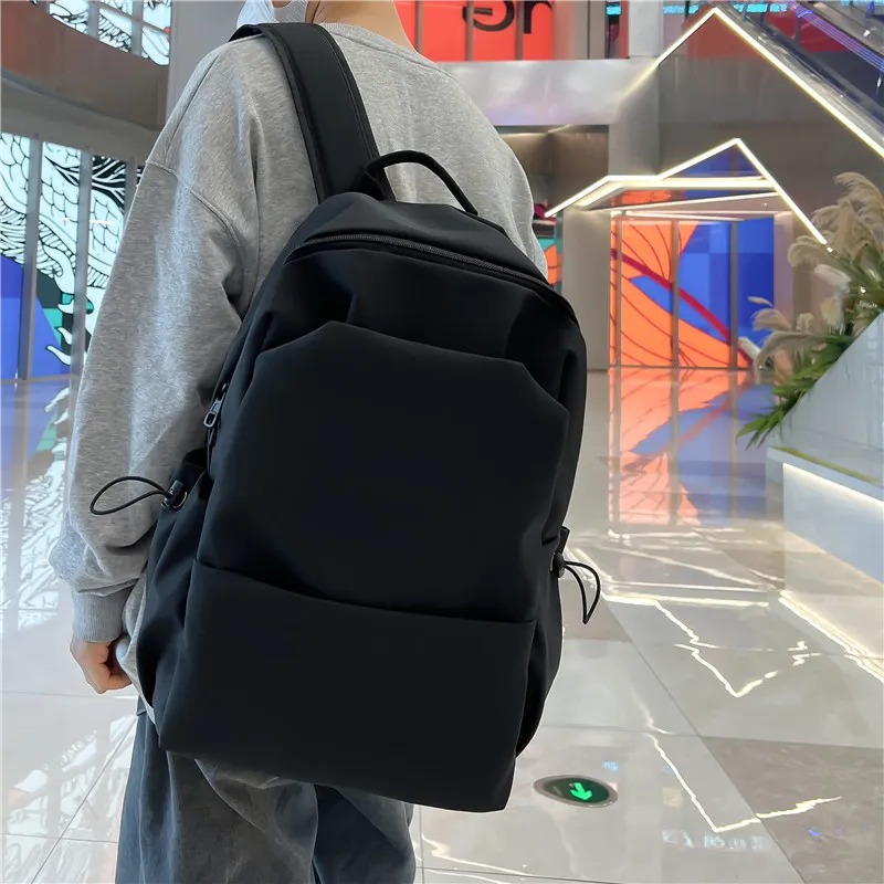 GOX Nylon Backpack Regular Unisex Gray/Black-6