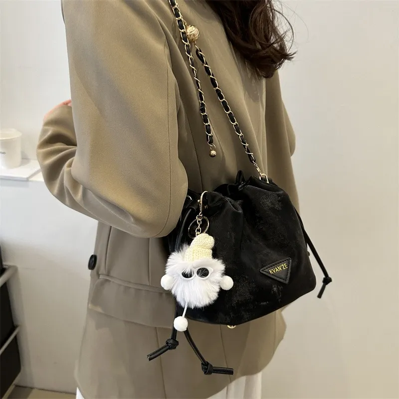GOX PU Shoulder Bag Regular Women's White/Black/Purple/Coffee/Pink-23