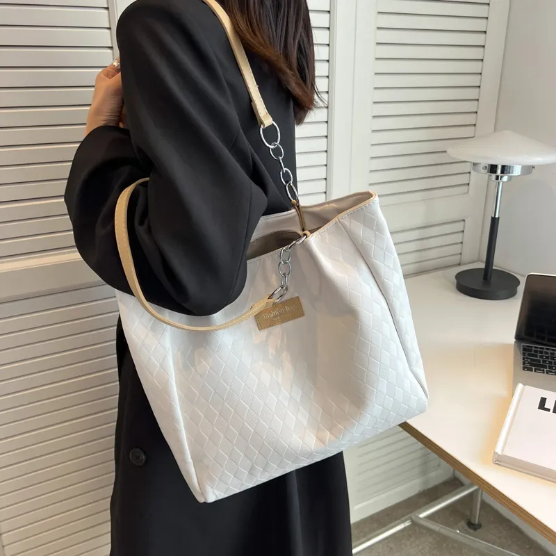GOX PU Shoulder Bag Regular Women's Black/Khaki/Coffee-10