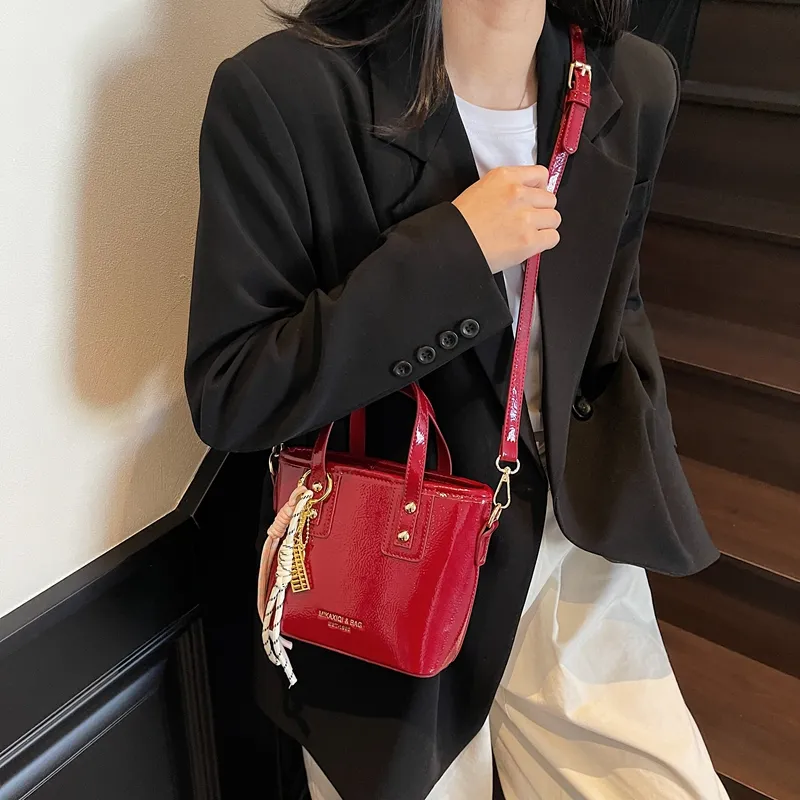 GOX PU Bucket Bag Handbag Women's Multicolor-25