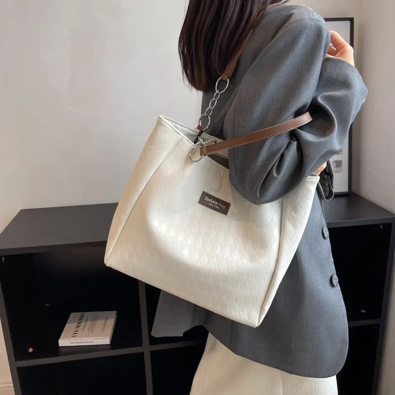 GOX PU Shoulder Bag Regular Women's Black/Khaki/Coffee-16
