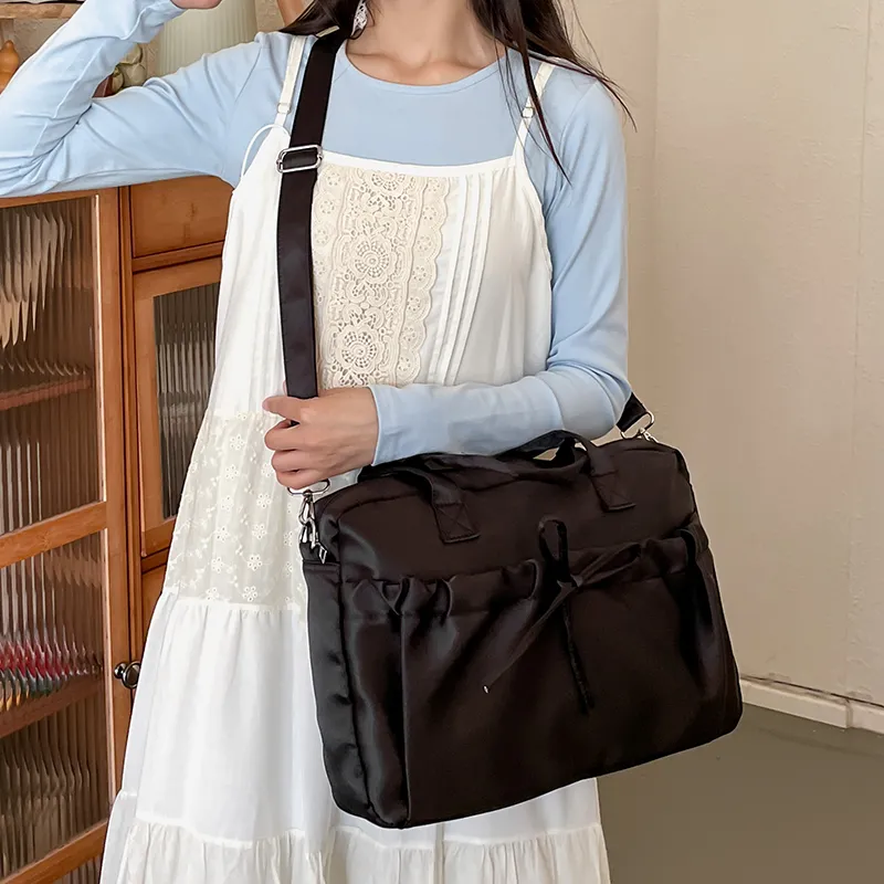 GOX Silk Surface Shoulder Bag, Crossbody Bag, Handbag Regular Women's Multicolor-12