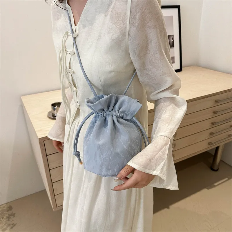 GOX PU Shoulder Bag Regular Women's White/Black/Blue/Silver/Pink-15