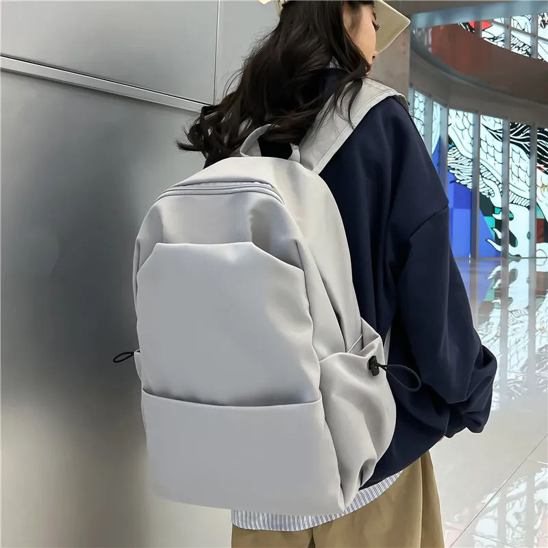 GOX Nylon Backpack Regular Unisex Gray/Black-2