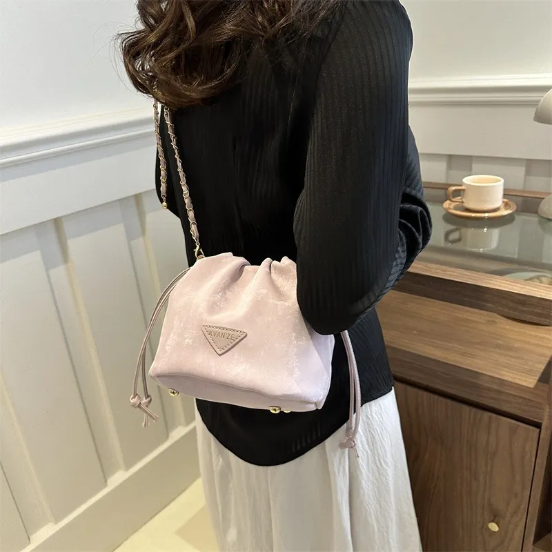 GOX PU Shoulder Bag Regular Women's White/Black/Purple/Coffee/Pink-13