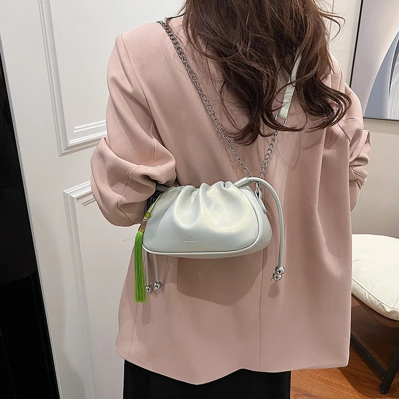 GOX PU Crossbody Bag, Shoulder Bag Women's Silver/Black/Pearl Pink/Glossy Silver-16