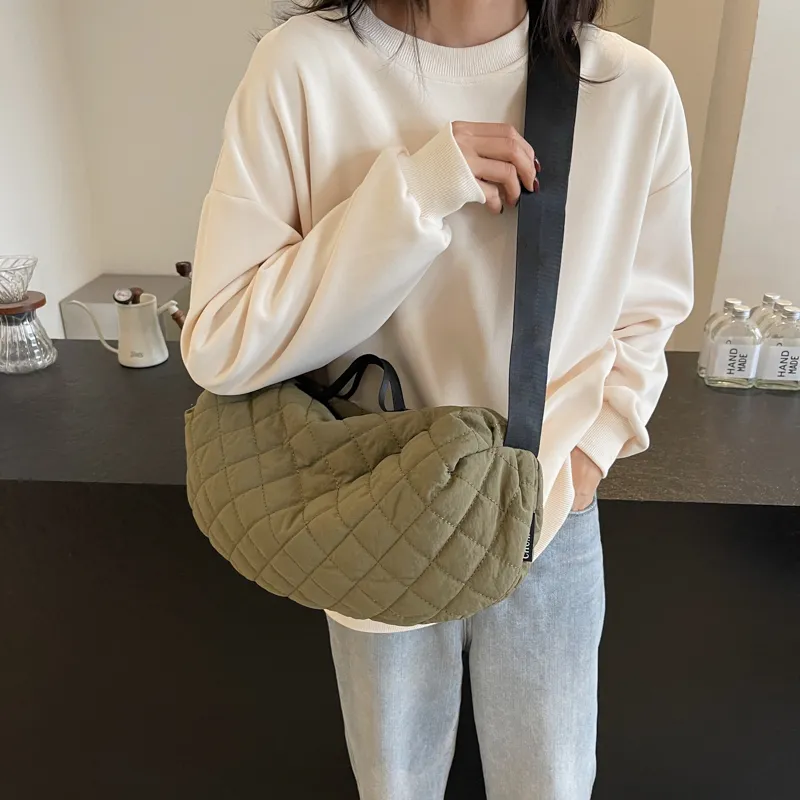 GOX Nylon Handbag Regular Unisex Ecru/Black/Khaki/Coffee/Green-31