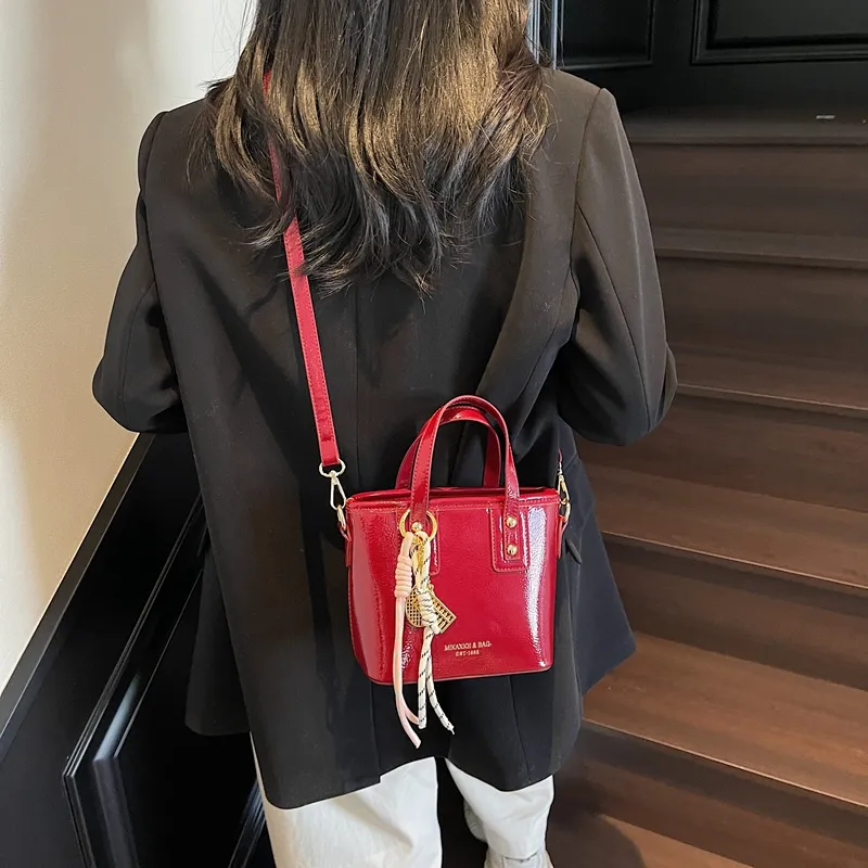 GOX PU Bucket Bag Handbag Women's Multicolor-24