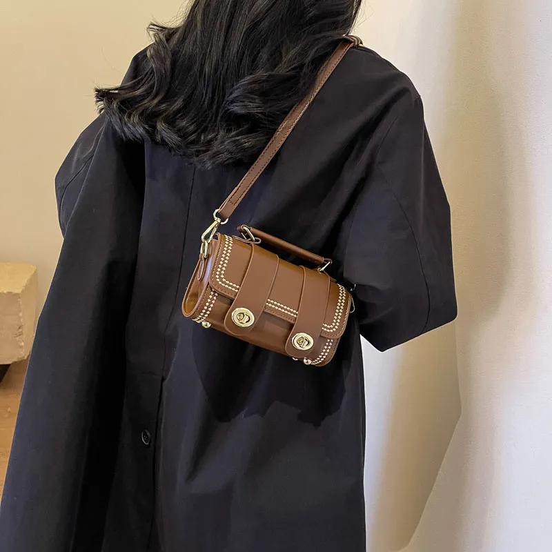 GOX Handbags Coffee+Exquisite Shopping Bag-3