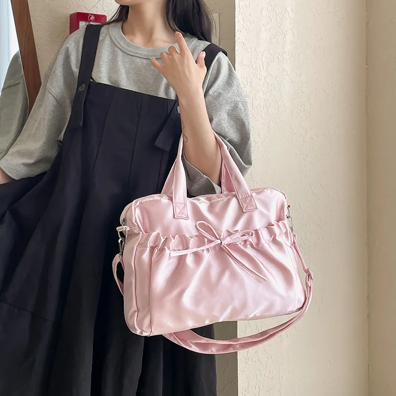 GOX Silk Surface Shoulder Bag, Crossbody Bag, Handbag Regular Women's Multicolor-3