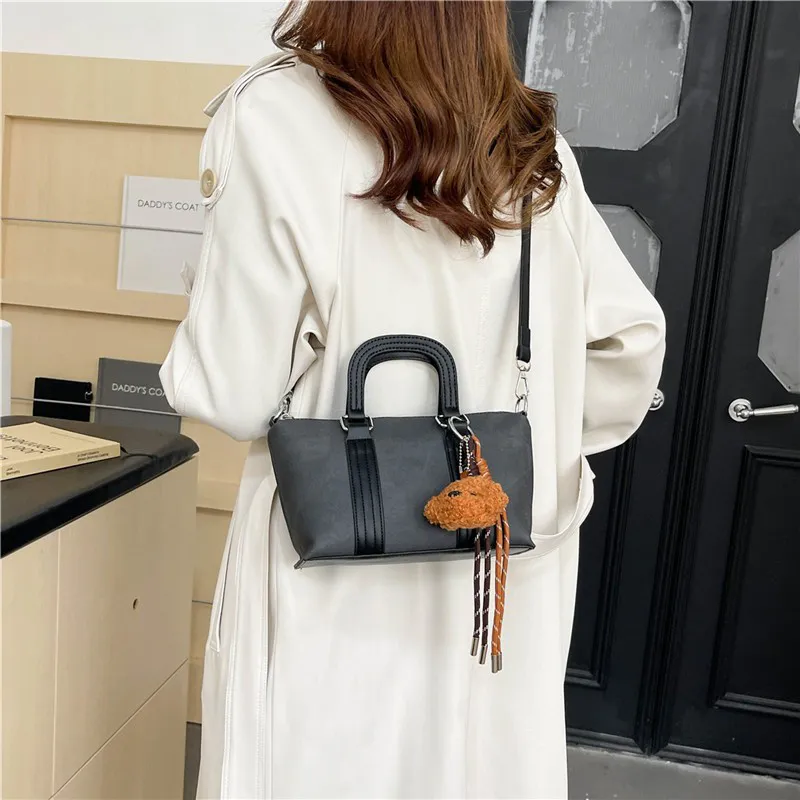 GOX PU Handbag, Shoulder Bag, Crossbody Bag Regular Women's Black/Coffee/Sky Blue-1