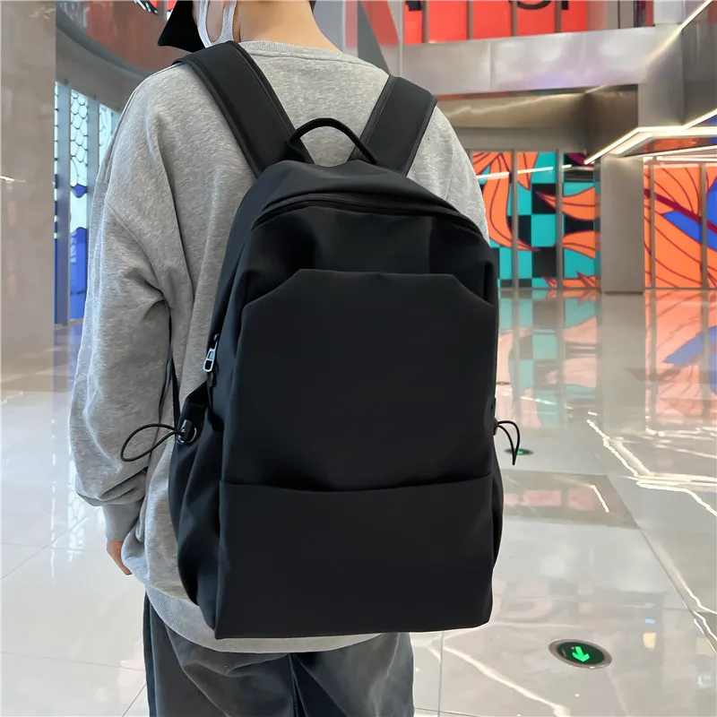 GOX Nylon Backpack Regular Unisex Gray/Black-4