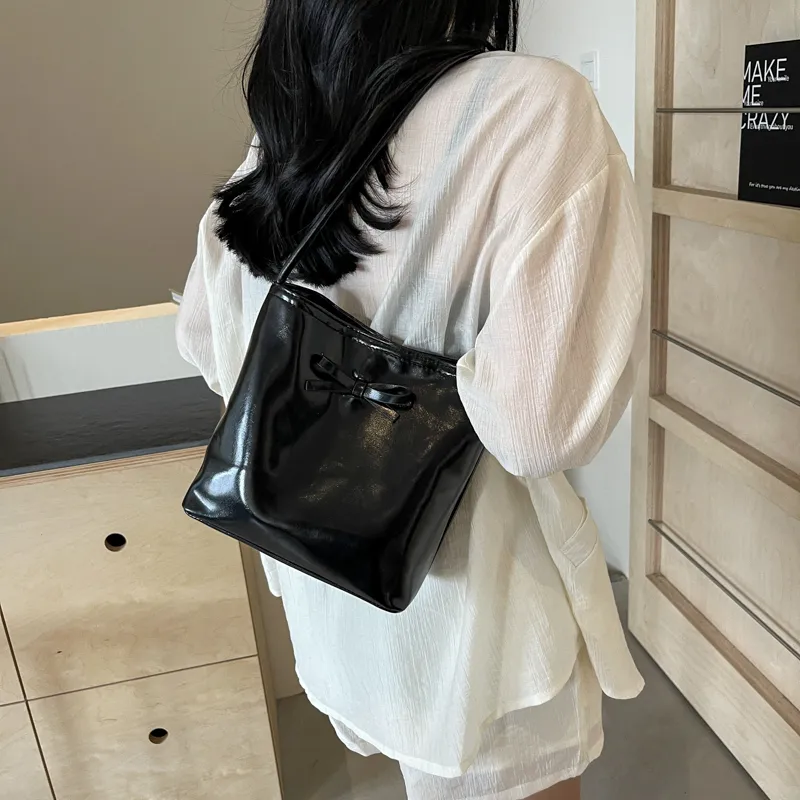 GOX PU Handbag, Shoulder Bag Regular Women's White/Red/Silver/Black-7