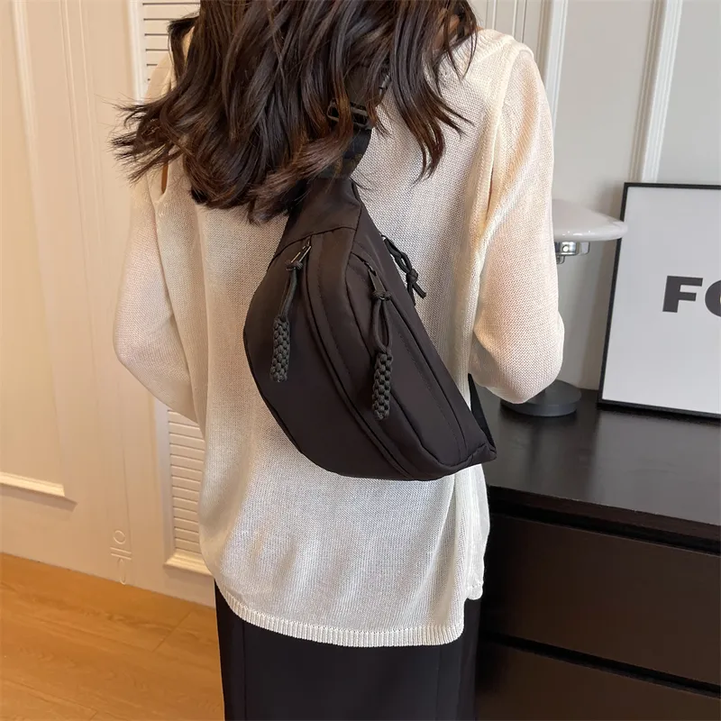 GOX Canvas Sling Bag Regular Unisex Ecru/Black/Yellow/Light Green/Pink-16