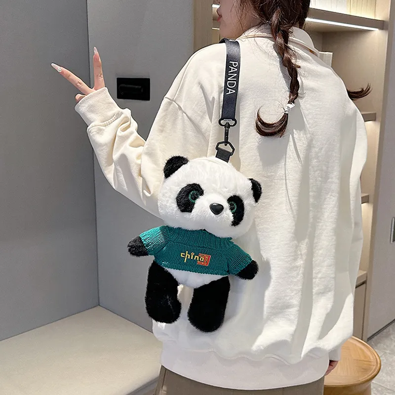 GOX Plush Sling Bag Crossbody Bag Regular Women's White-5