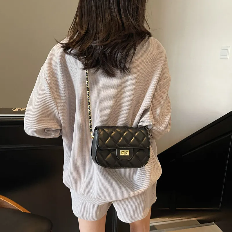 GOX PU Crossbody Bag Women's Ecru/Black/Light Blue/Pink-9