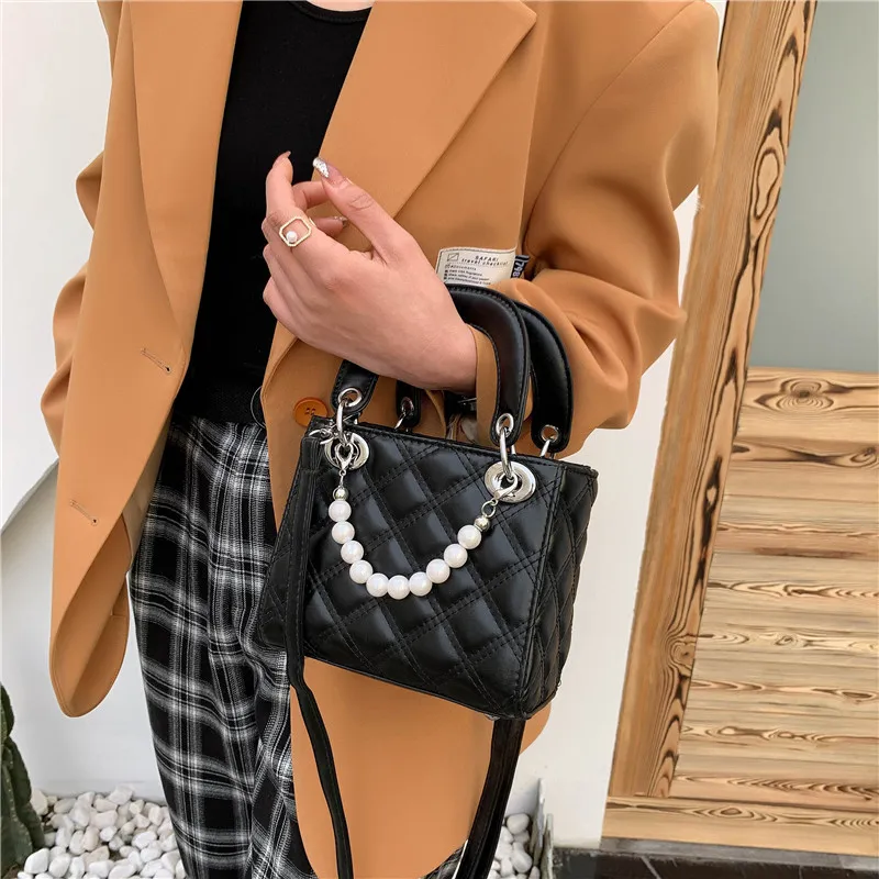 GOX PU Shoulder Bag, Crossbody Bag, Handbag Women's Blue/Brown-19
