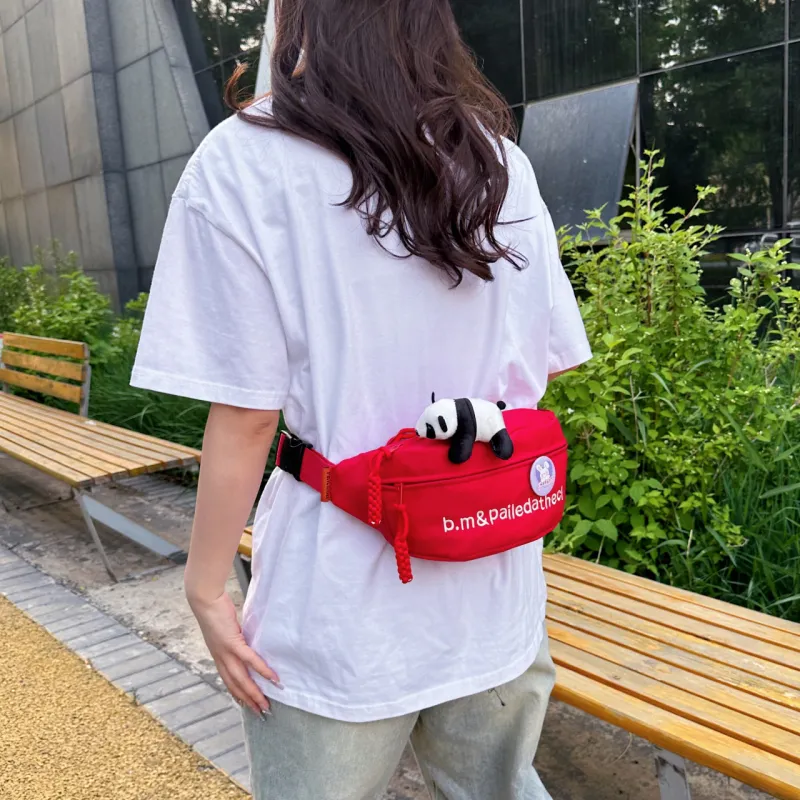 GOX Oxford Sling Bag Regular Unisex White & Red/White & Pink/White & Green/White & Blue/White/Black/Red-37