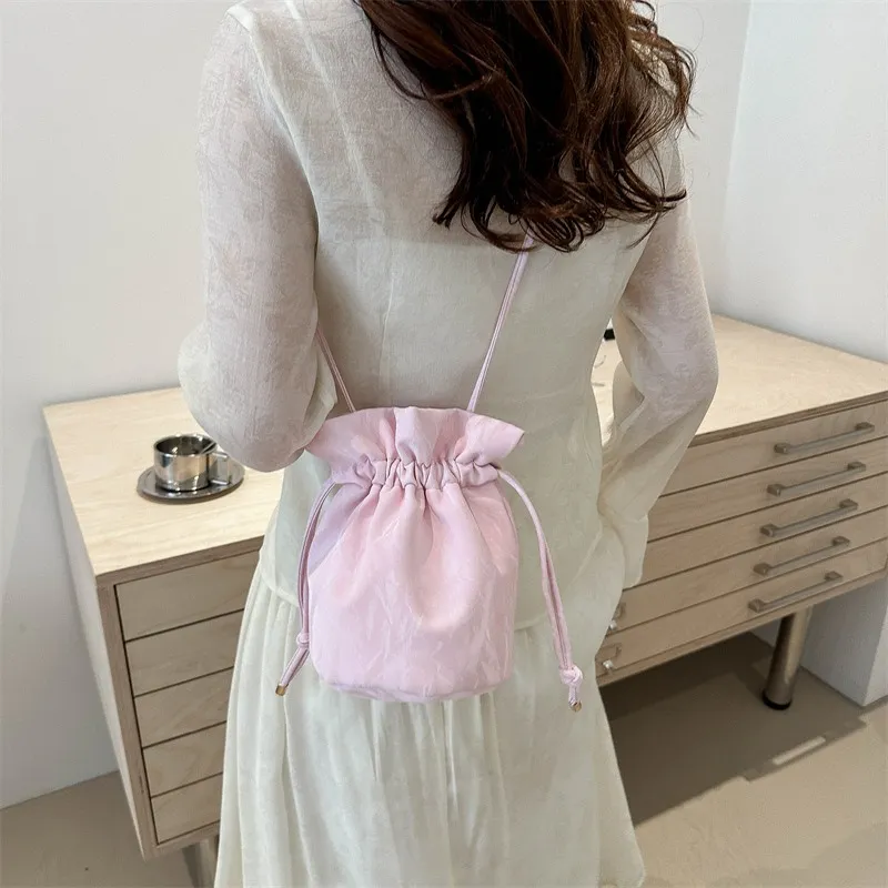 GOX PU Shoulder Bag Regular Women's White/Black/Blue/Silver/Pink-22