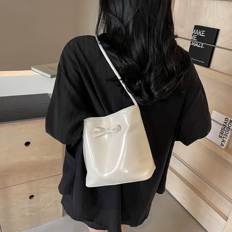 GOX PU Handbag, Shoulder Bag Regular Women's White/Red/Silver/Black-3