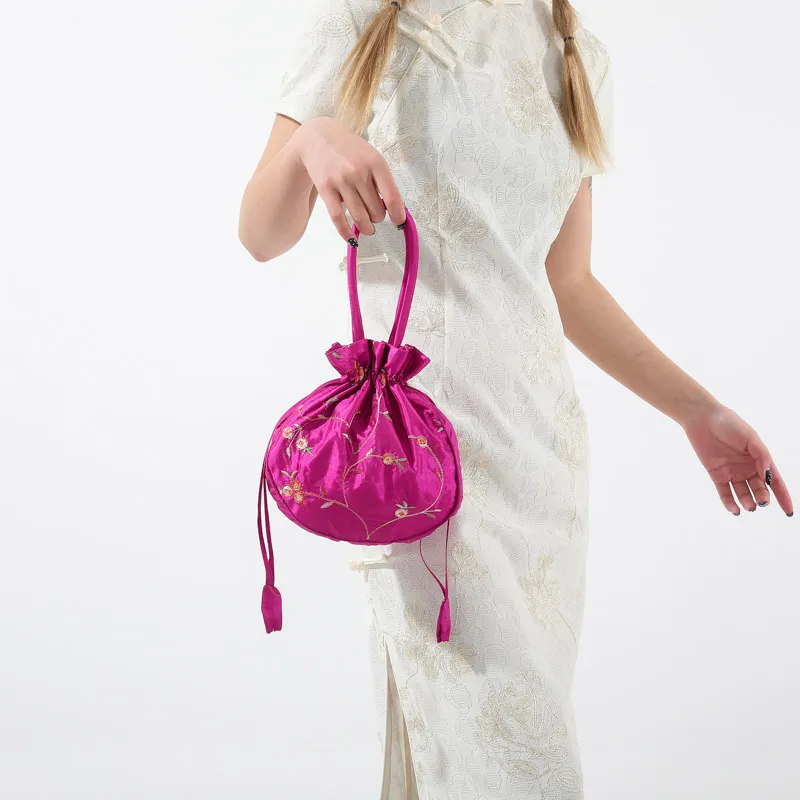 GOX Nylon Handbag Regular Women's White/Black/Pink/Red/Rose Red/Purple/Burgundy-25
