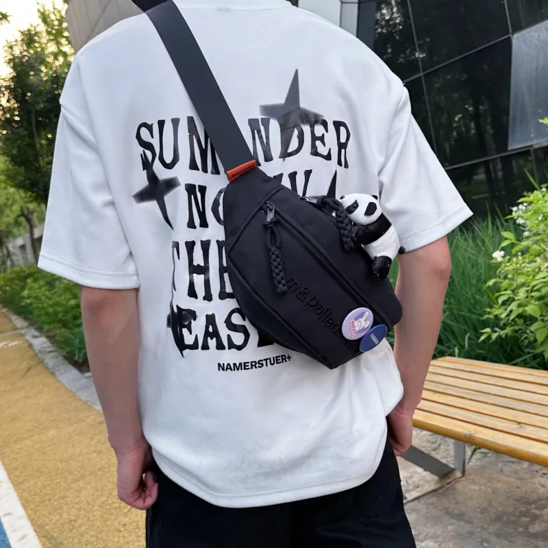 GOX Oxford Sling Bag Regular Unisex White & Red/White & Pink/White & Green/White & Blue/White/Black/Red-28