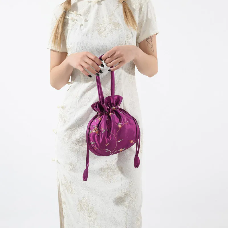 GOX Nylon Handbag Regular Women's White/Black/Pink/Red/Rose Red/Purple/Burgundy-28