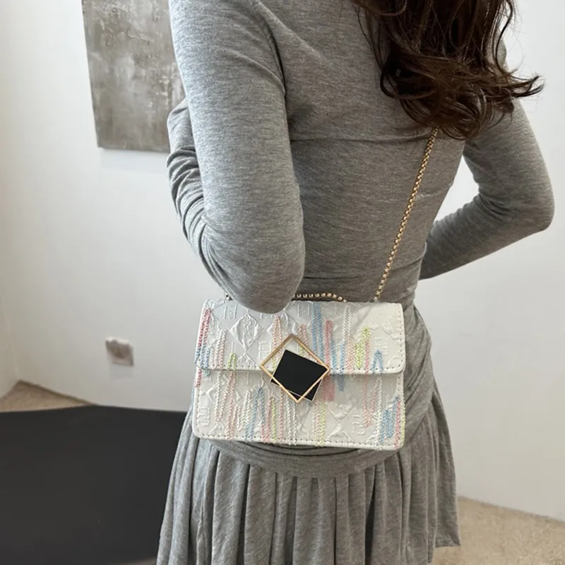 GOX PU Crossbody Bag, Shoulder Bag Regular Women's Black/White/Pink/Blue-2