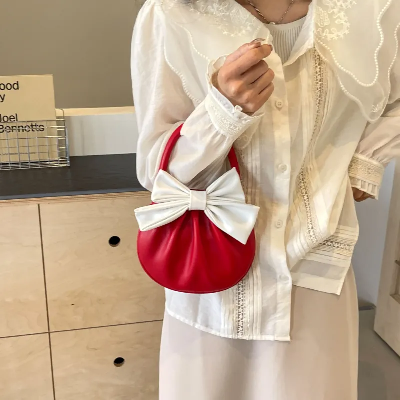 GOX PU Handbag Regular Women's Red-3