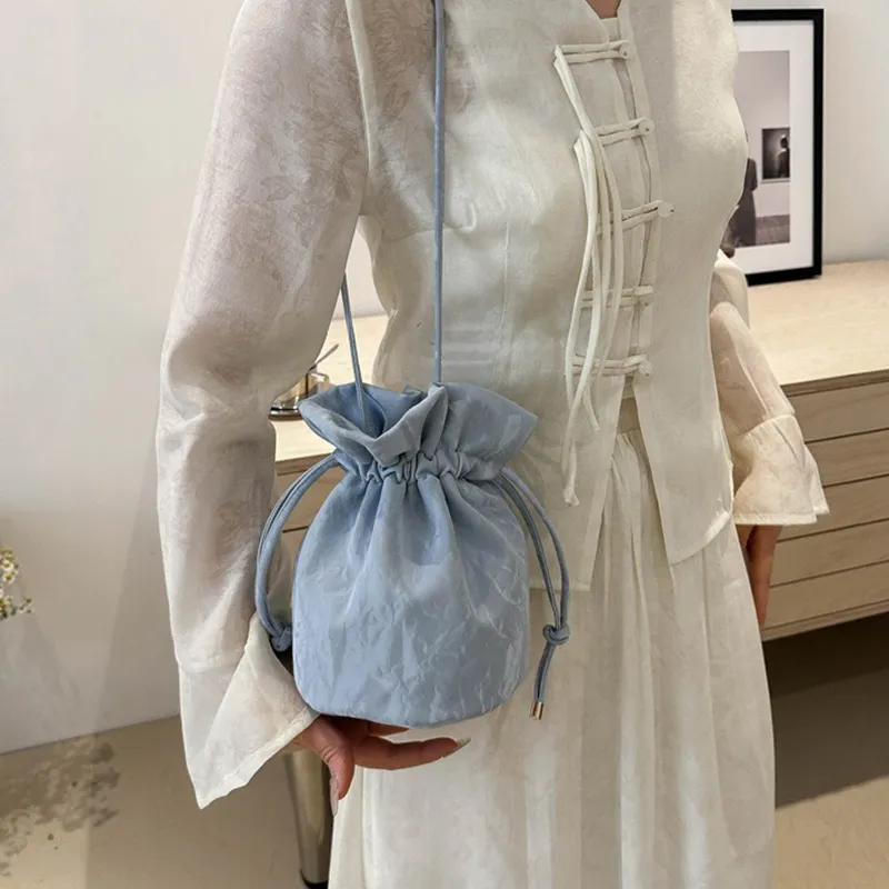 GOX PU Shoulder Bag Regular Women's White/Black/Blue/Silver/Pink-18
