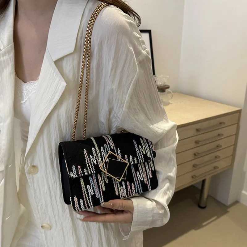GOX PU Crossbody Bag, Shoulder Bag Regular Women's Black/White/Pink/Blue-4