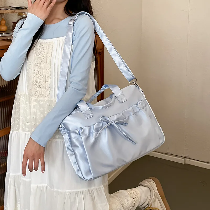 GOX Silk Surface Shoulder Bag, Crossbody Bag, Handbag Regular Women's Multicolor-8