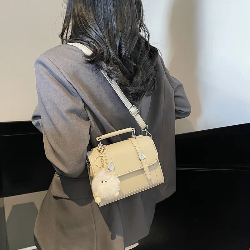 GOX PU Crossbody Bag Women's Pink/Pea Green/Black/Khaki-15
