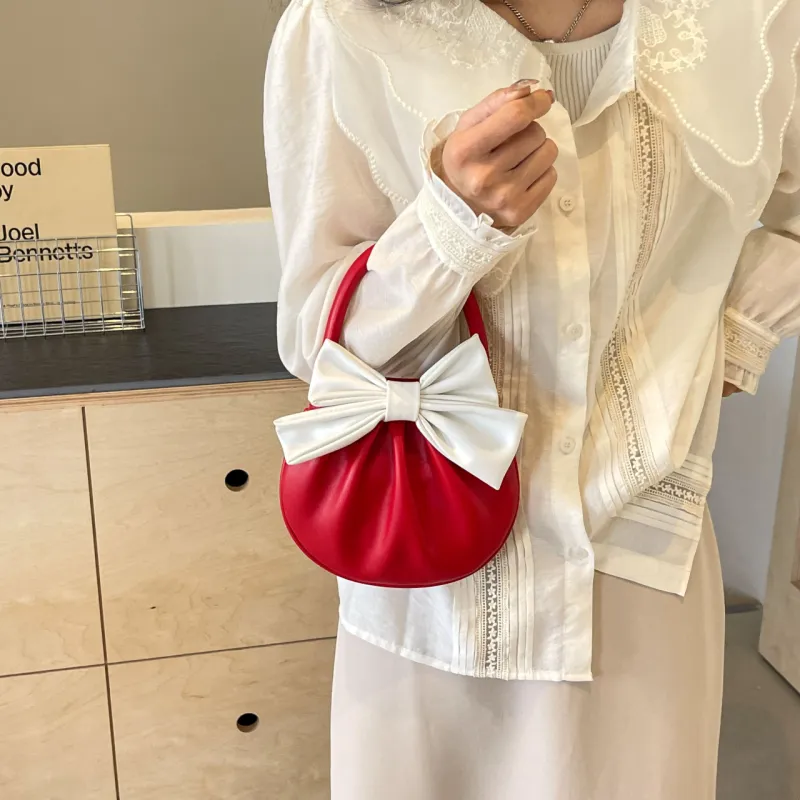 GOX PU Handbag Regular Women's Red-2