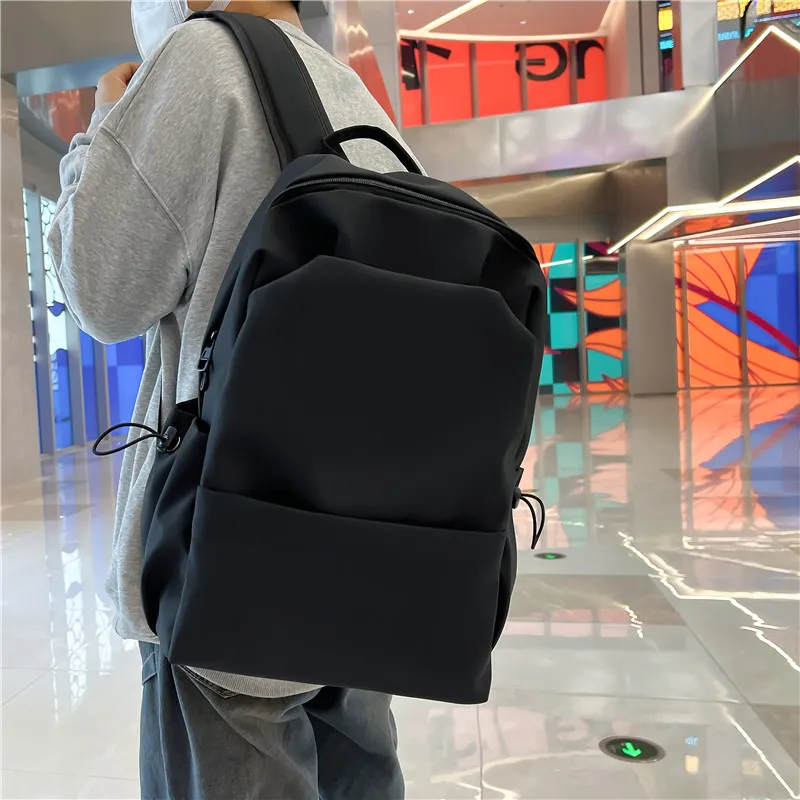 GOX Nylon Backpack Regular Unisex Gray/Black-7