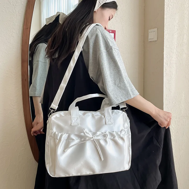 GOX Silk Surface Shoulder Bag, Crossbody Bag, Handbag Regular Women's Multicolor-1