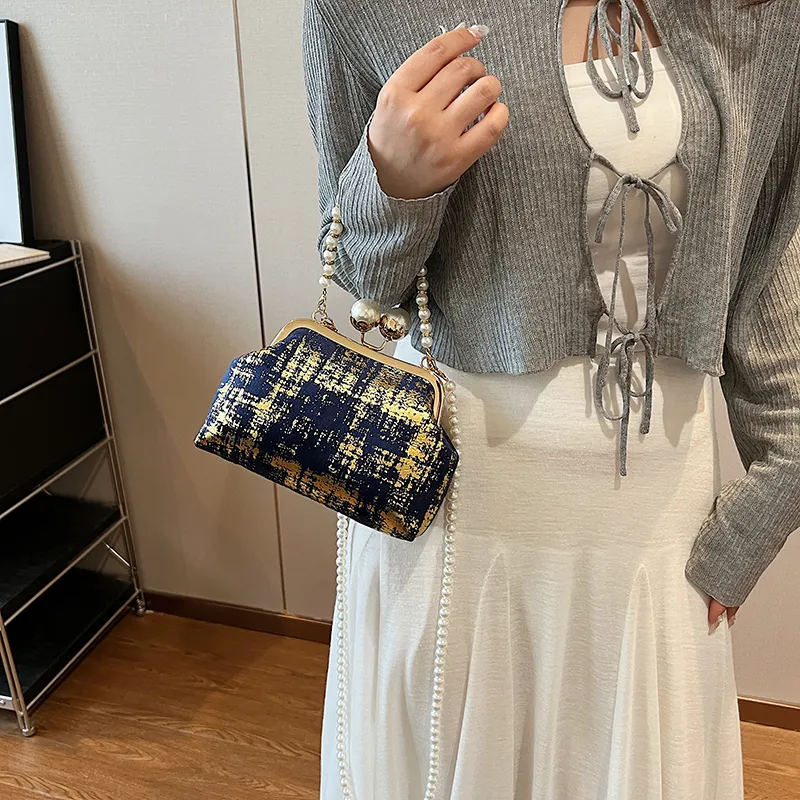 GOX PU Shoulder Bag Regular Women's Ecru/Black/Gray/Pink-7