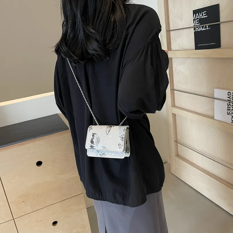 GOX PU Shoulder Bag Regular Women's Silver/Black/Pink-25