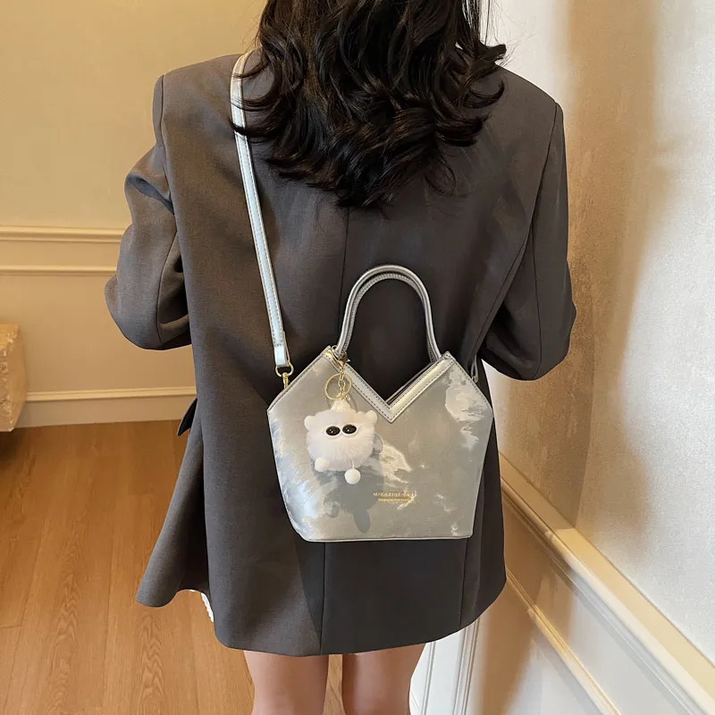 GOX PU One Shoulder Handbag Women's Multicolor-2