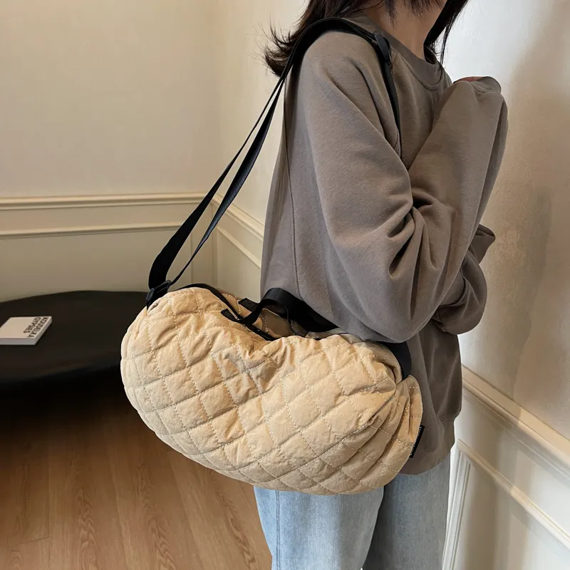 GOX Nylon Handbag Regular Unisex Ecru/Black/Khaki/Coffee/Green-18