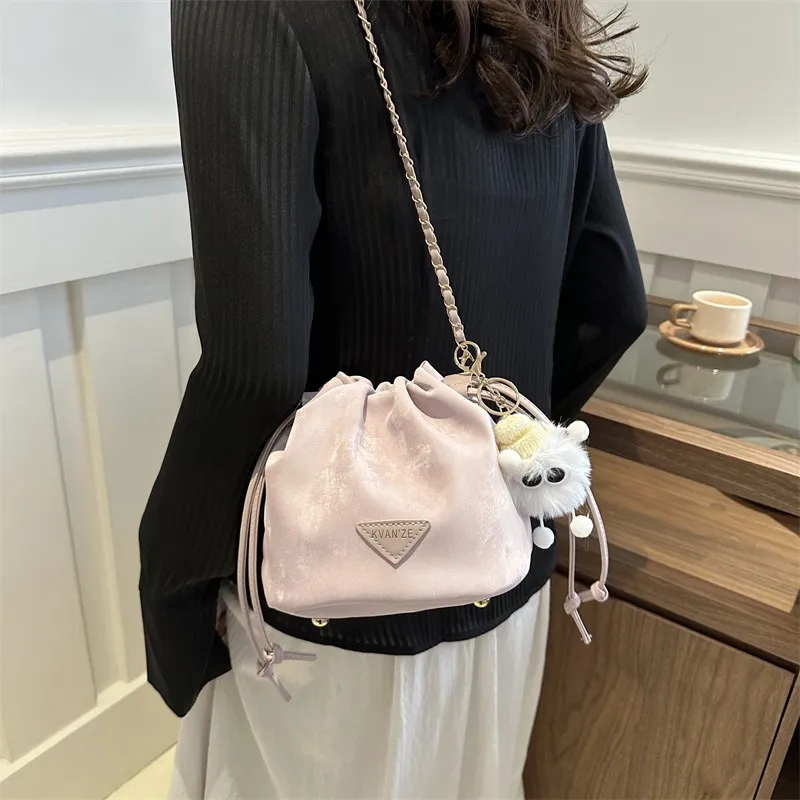 GOX PU Shoulder Bag Regular Women's White/Black/Purple/Coffee/Pink-40