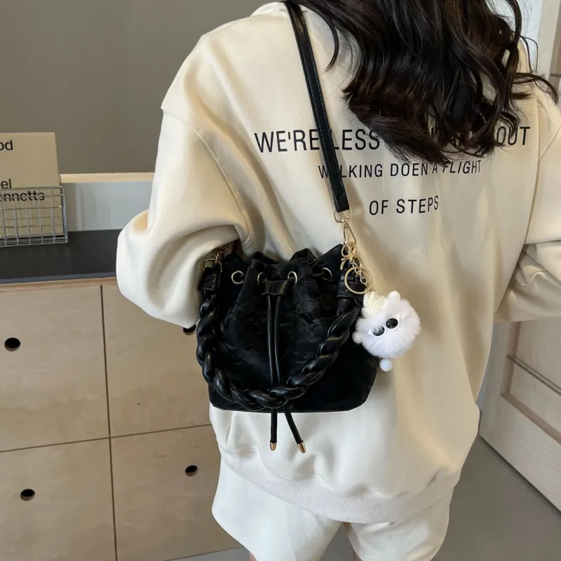 GOX PU Bucket Bag, Shoulder Bag, Crossbody Bag, Handbag Women's Multicolor-15