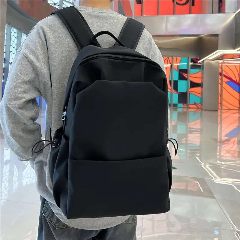 GOX Nylon Backpack Regular Unisex Gray/Black-8