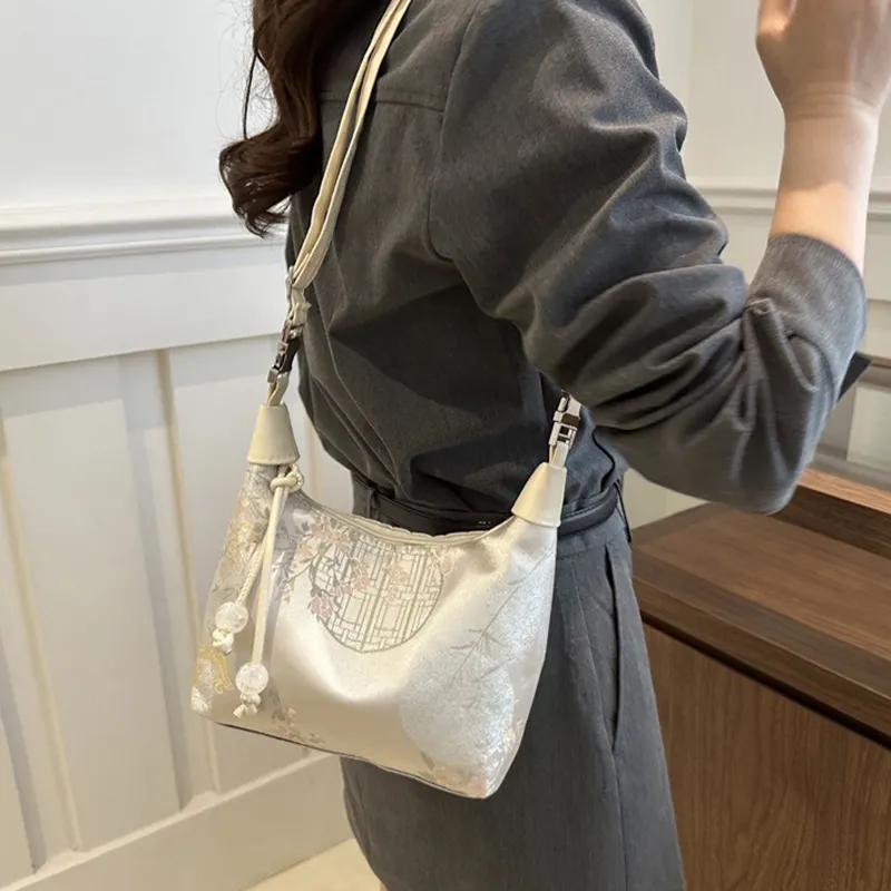 GOX Pu Shoulder Bag, Crossbody Bag Regular Women's White/Blue/Pink-1