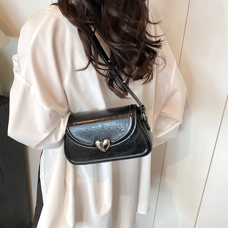 GOX PU Shoulder Bag, Crossbody Bag Regular Women's White/Silver/Black/Red-22